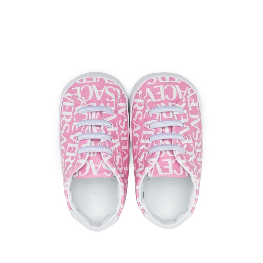 Versace all over print sneakers